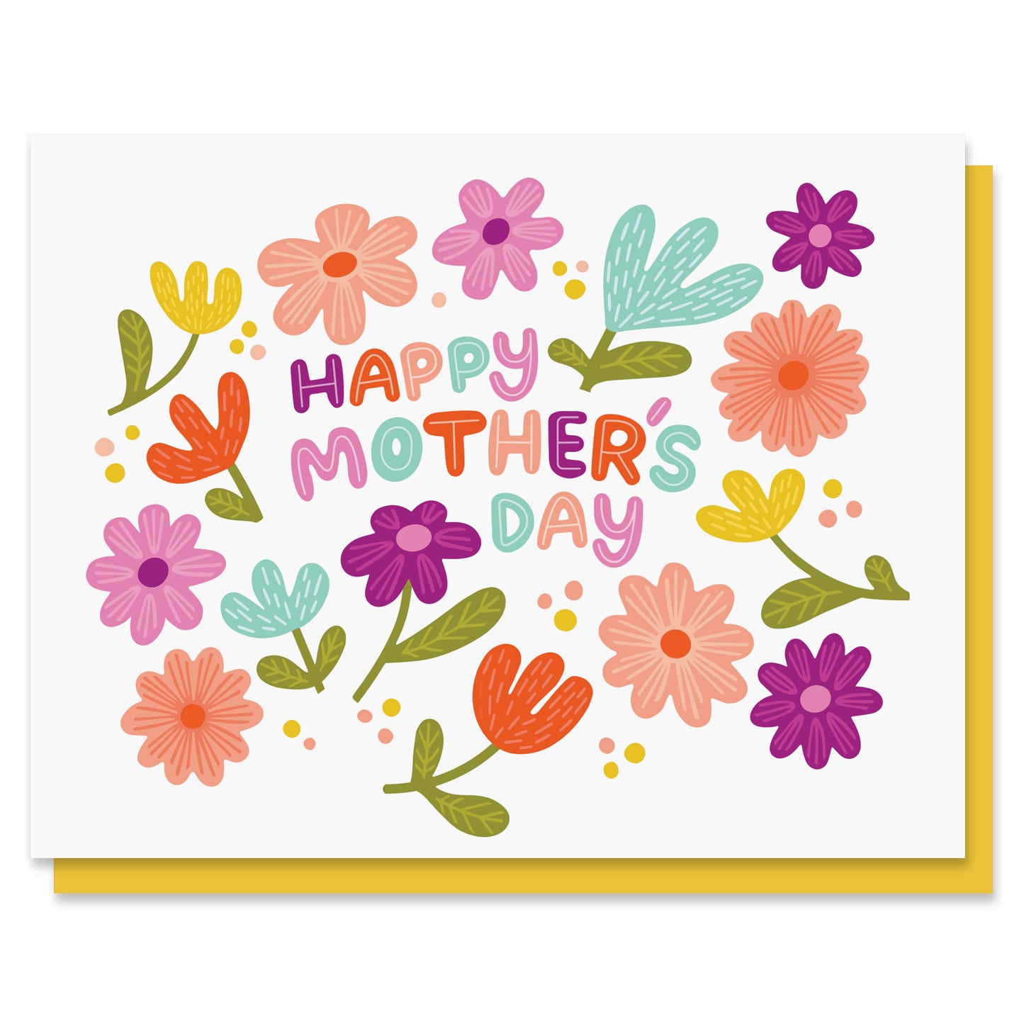 Bold Florals Mother’s Day Card Case of 6