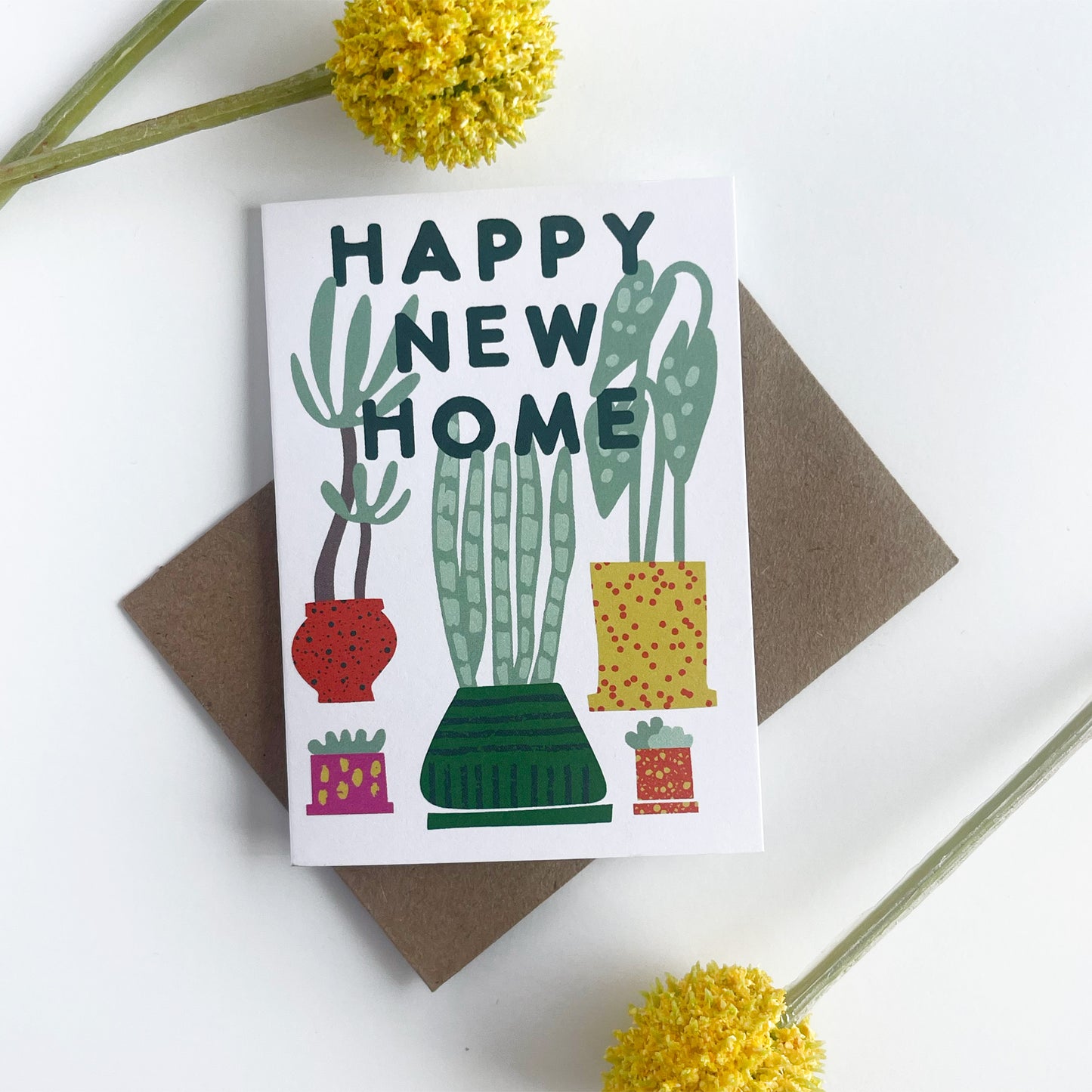 Happy New Home Plants Mini Card Case of 6