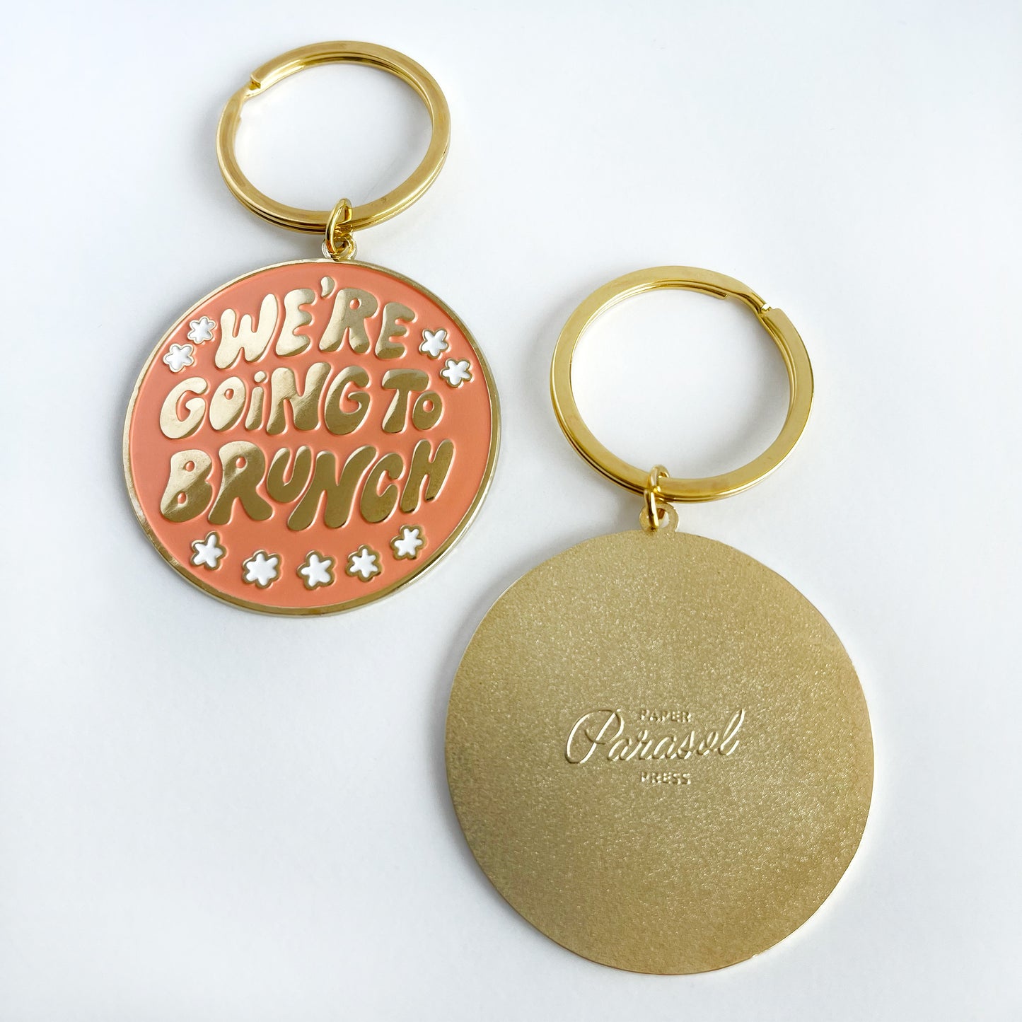 We're Going to Brunch Keychain Case of 3