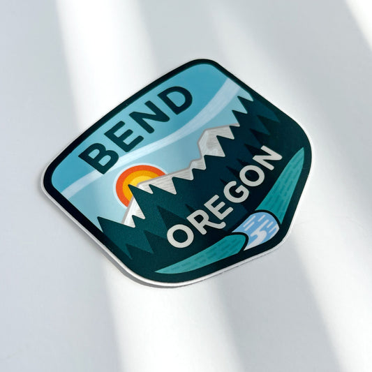 Bend Oregon Sticker Case of 6