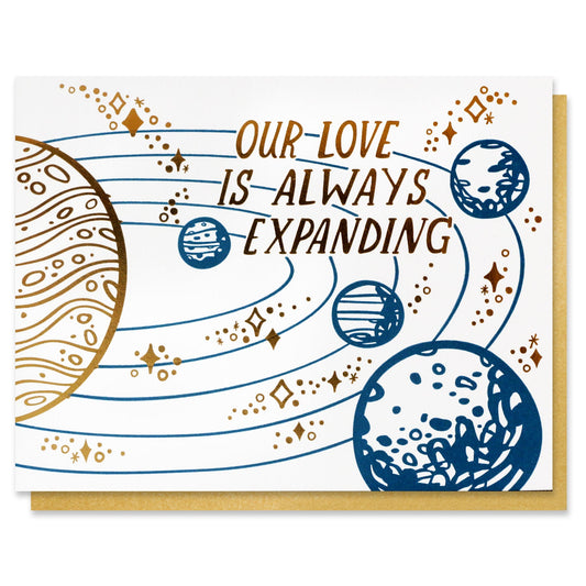 Our Love is Expanding Card Case of 6