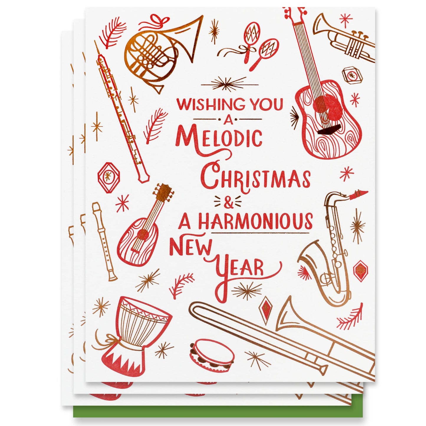 Harmonious Christmas Card Case of 6 / Box Set of 3