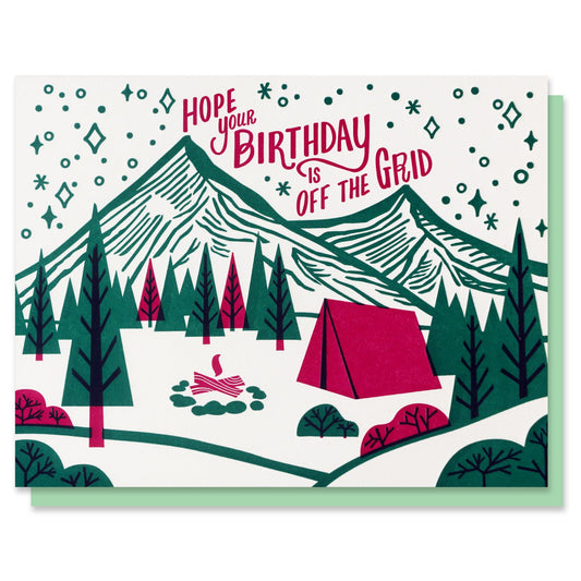 Off the Grid Birthday Card Case of 6