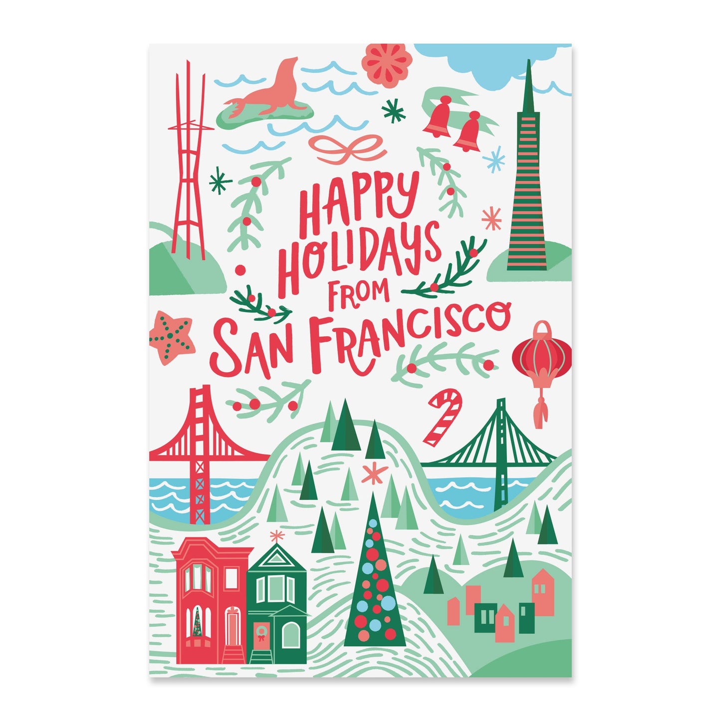 San Francisco Postcard Set Case of 4