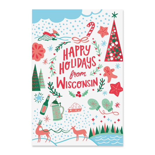 Wisconsin Postcard Set Case of 4