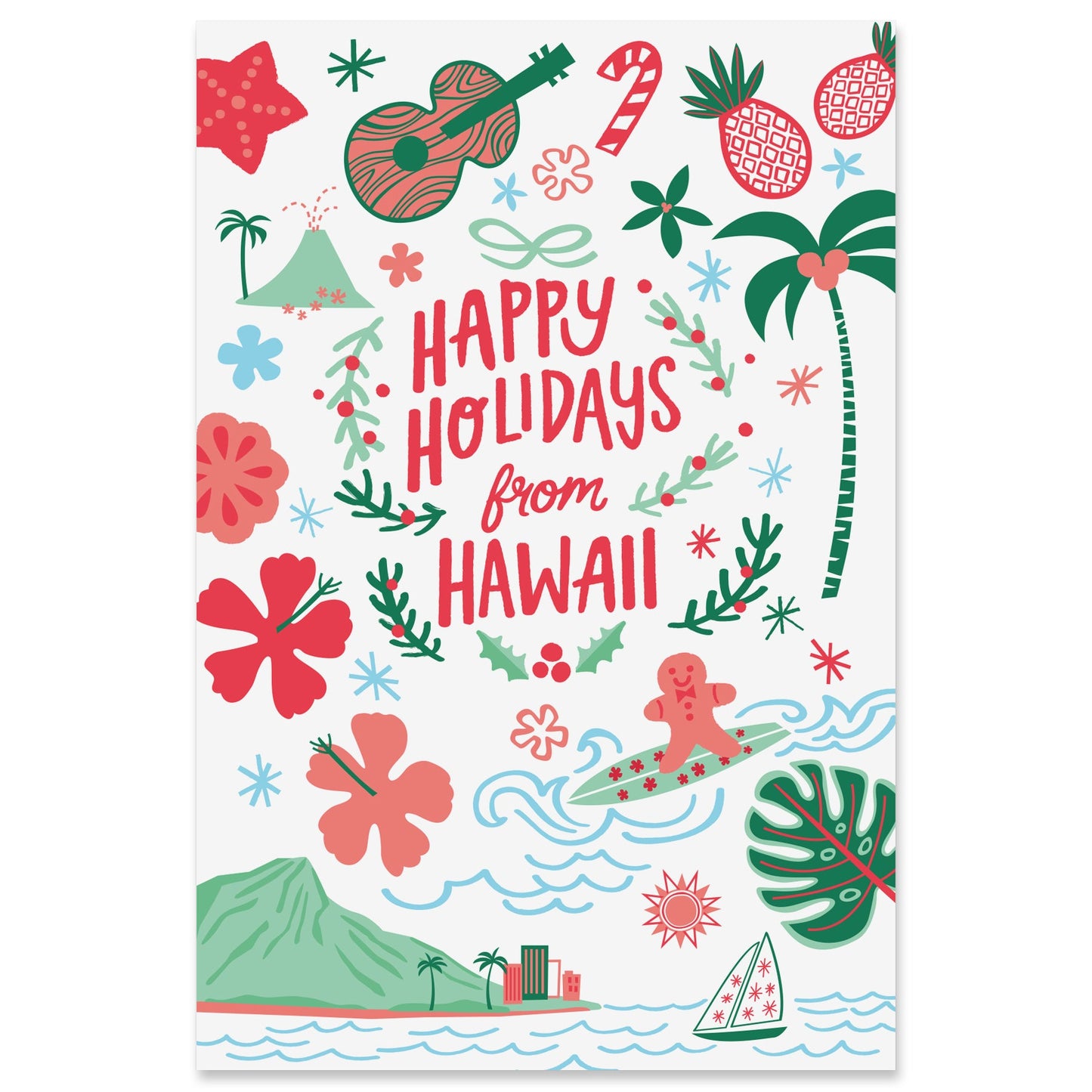 Hawaii Postcard Set Case of 4