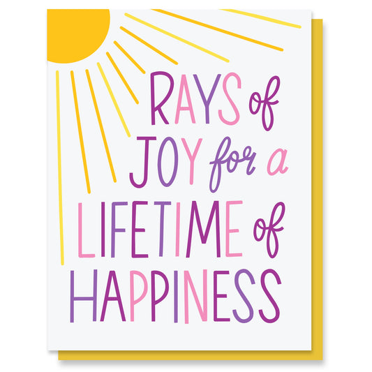 Rays of Joy Card Case of 6