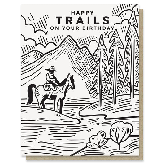 Happy Trails Birthday Card Case of 6