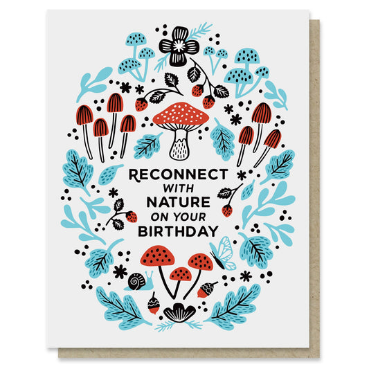 Reconnect with Nature Birthday Card Case of 6