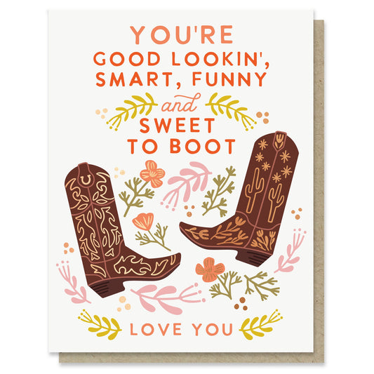 Sweet to Boot Love Card Case of 6