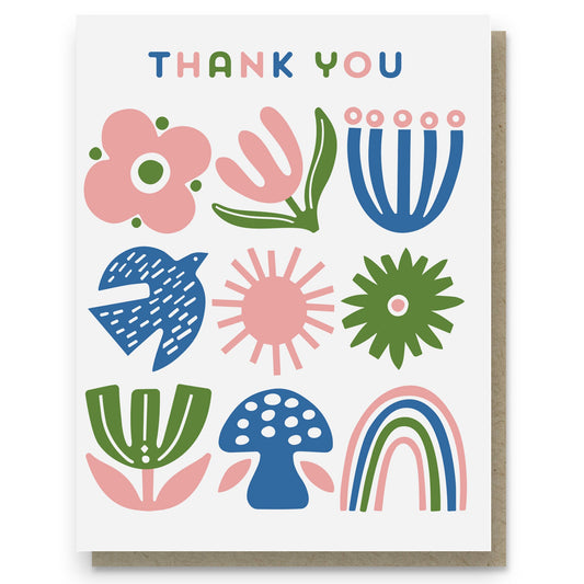 Garden Friends Thank You Card Case of 6