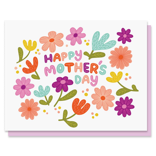 Bold Florals Mother’s Day Card Case of 6