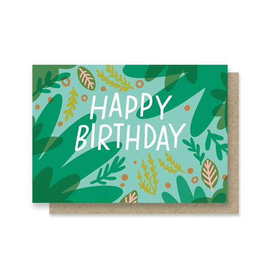 Green Friends Birthday Mini Card Case of 6