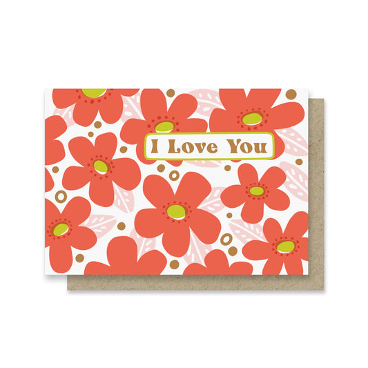 Love You Blooms Mini Card Case of 6