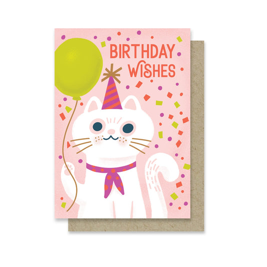 Cat Wishes Birthday Mini Card Case of 6