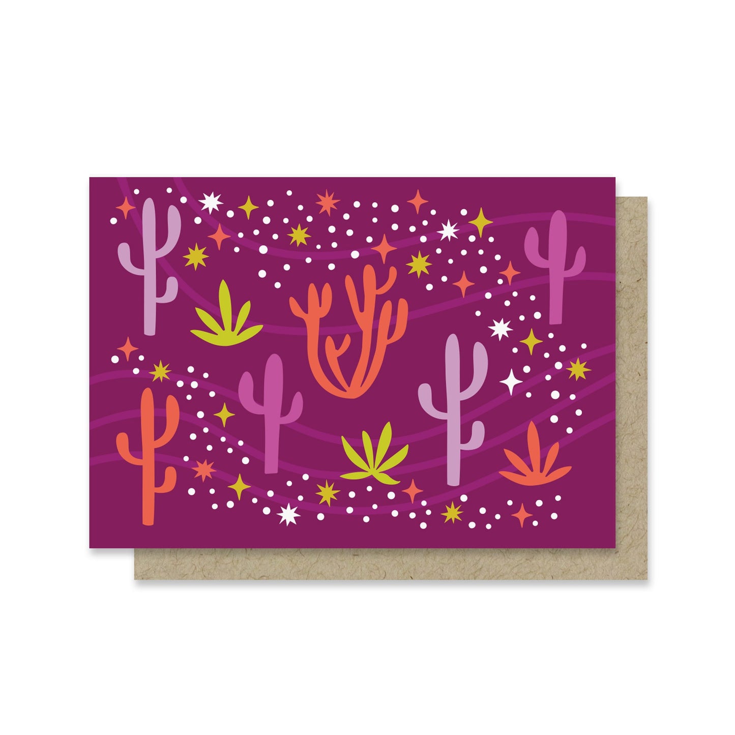 Desert Stars Blank Mini Card Case of 6