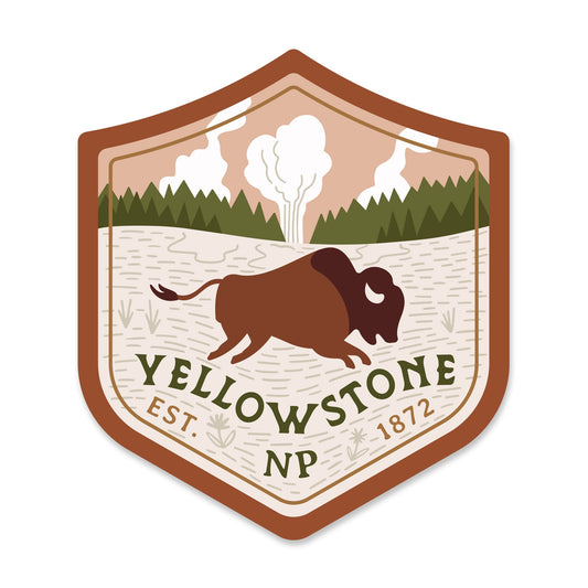 Yellowstone National Park Sticker Case of 10